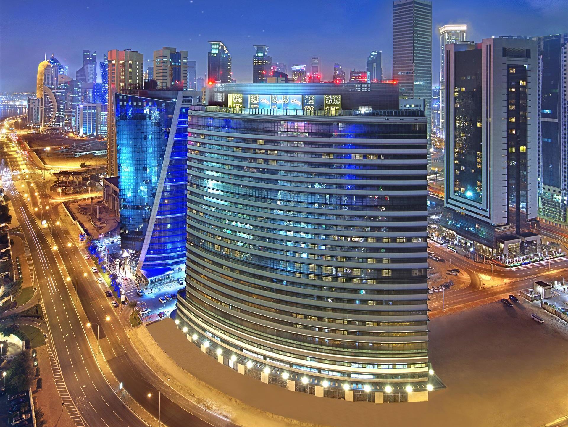 The Curve Hotel Doha Exterior foto